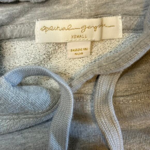 NWOT Spiritual Gangster Hamsa Classic Raglan Hoodie Gray XS - Picture 6 of 6